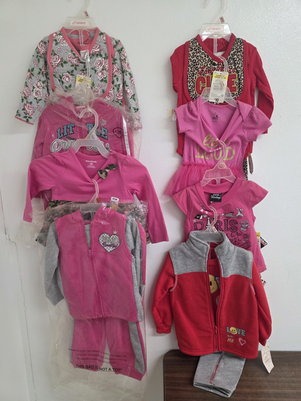 Lot Of Girls Kids Clothing, 3/6 Months To 2t